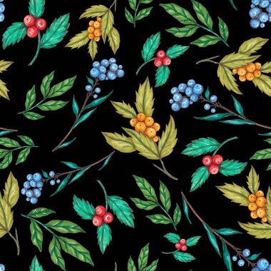 Çiçek buketli suluboya desenli. Klasik botanik çizimi. Her türlü tasarım için zarif bir dekorasyon. Renkli ve soyut çiçekli moda baskısı. Suluboya dokusu.