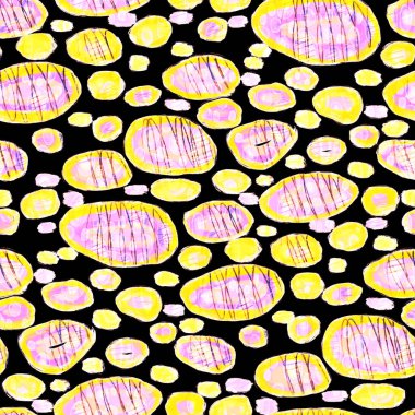 Güzel, parlak soyut elementlerle, yaratıcı, kusursuz bir desen. Her türlü tasarım için renkli bir doku. Grafik olarak soyut bir arkaplan. Çağdaş sanat. Modern tarz modaya uygun. Yağlı boya etkisi.