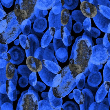 Suluboya, soyut, kusursuz desen. Parlak el yapımı elementlerle yaratıcı doku. Soyut renkli yazdırma.