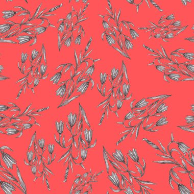 Çiçek buketli suluboya desenli. Klasik botanik çizimi. Her türlü tasarım için zarif bir dekorasyon. Renkli ve soyut çiçekli moda baskısı. Suluboya dokusu.