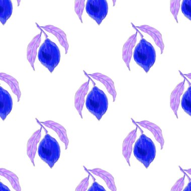 Limonlu, yaratıcı, kusursuz desen. Yağlı boya etkisi. Parlak yaz baskısı. Her amaç için harika bir tasarım