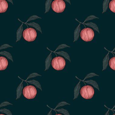 Portakallı, yaratıcı, kusursuz desen. Yağlı boya etkisi. Parlak yaz baskısı. Her amaç için harika bir tasarım