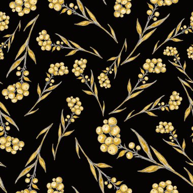 Çiçek buketli suluboya desenli. Klasik botanik çizimi. Her türlü tasarım için zarif bir dekorasyon. Renkli ve soyut çiçekli moda baskısı. Suluboya dokusu.