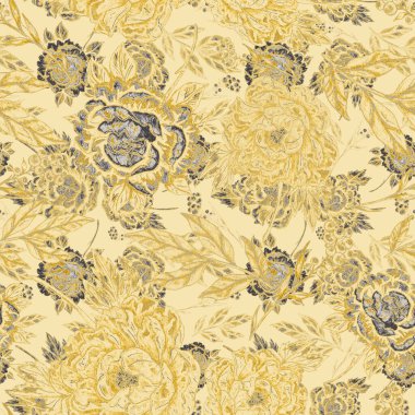 Çiçek buketli suluboya desenli. Klasik botanik çizimi. Her türlü tasarım için zarif bir dekorasyon. Renkli ve soyut çiçekli moda baskısı. Suluboya dokusu.