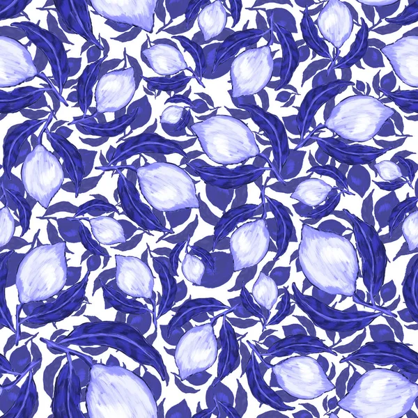 Limonlu, yaratıcı, kusursuz desen. Yağlı boya etkisi. Parlak yaz baskısı. Her amaç için harika bir tasarım