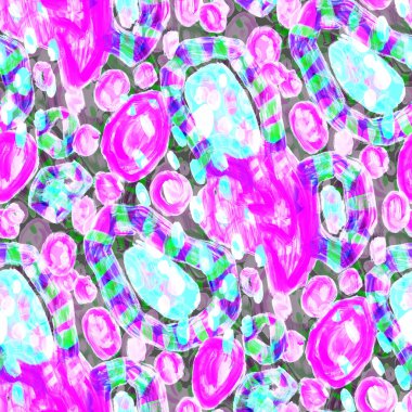 Güzel, parlak soyut elementlerle, yaratıcı, kusursuz bir desen. Her türlü tasarım için renkli bir doku. Grafik olarak soyut bir arkaplan. Çağdaş sanat. Modern tarz modaya uygun. Yağlı boya etkisi.