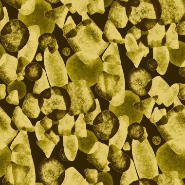 Suluboya, soyut, kusursuz desen. Parlak el yapımı elementlerle yaratıcı doku. Soyut renkli yazdırma.