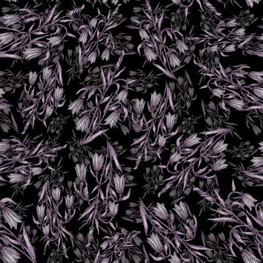 Çiçek buketli suluboya desenli. Klasik botanik çizimi. Her türlü tasarım için zarif bir dekorasyon. Renkli ve soyut çiçekli moda baskısı. Suluboya dokusu.