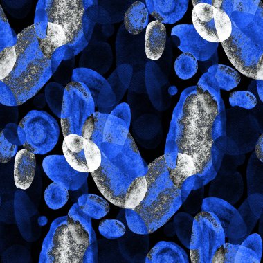 Suluboya, soyut, kusursuz desen. Parlak el yapımı elementlerle yaratıcı doku. Soyut renkli yazdırma.