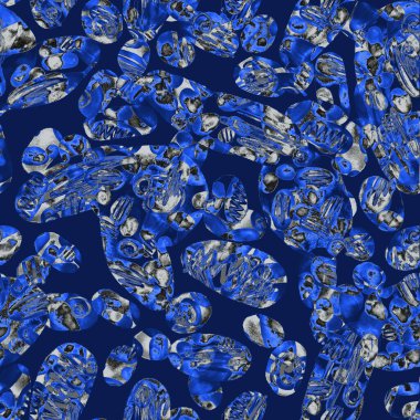 Suluboya, soyut, kusursuz desen. Parlak el yapımı elementlerle yaratıcı doku. Soyut renkli yazdırma.