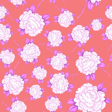 Çiçek buketli suluboya desenli. Klasik botanik çizimi. Her türlü tasarım için zarif bir dekorasyon. Renkli ve soyut çiçekli moda baskısı. Suluboya dokusu.