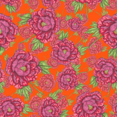 Çiçek buketli suluboya desenli. Klasik botanik çizimi. Her türlü tasarım için zarif bir dekorasyon. Renkli ve soyut çiçekli moda baskısı. Suluboya dokusu.