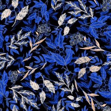 Çiçek buketli suluboya desenli. Klasik botanik çizimi. Her türlü tasarım için zarif bir dekorasyon. Renkli ve soyut çiçekli moda baskısı. Suluboya dokusu.