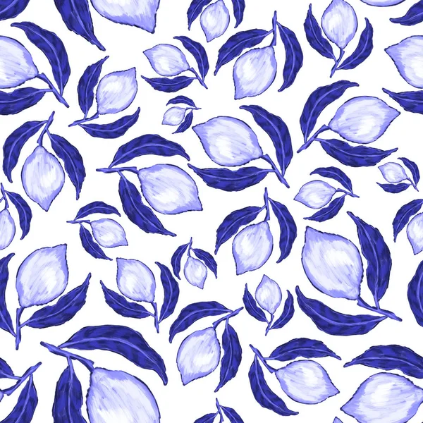 Limonlu, yaratıcı, kusursuz desen. Yağlı boya etkisi. Parlak yaz baskısı. Her amaç için harika bir tasarım