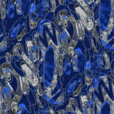 Güzel, parlak soyut elementlerle, yaratıcı, kusursuz bir desen. Her türlü tasarım için renkli bir doku. Grafik olarak soyut bir arkaplan. Çağdaş sanat. Moda modern tarzı.