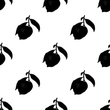 Limonlu, yaratıcı, kusursuz desen. Yağlı boya etkisi. Parlak yaz baskısı. Her amaç için harika bir tasarım