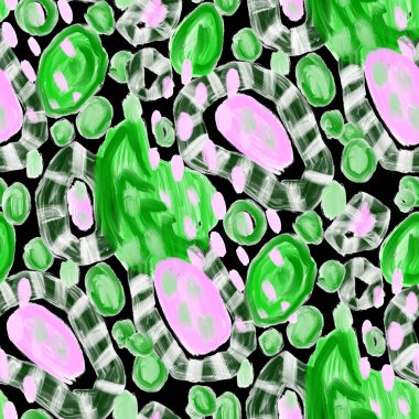 Güzel, parlak soyut elementlerle, yaratıcı, kusursuz bir desen. Her türlü tasarım için renkli bir doku. Grafik olarak soyut bir arkaplan. Çağdaş sanat. Modern tarz modaya uygun. Yağlı boya etkisi.