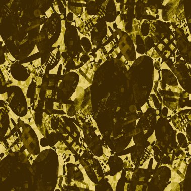 Suluboya, soyut, kusursuz desen. Parlak el yapımı elementlerle yaratıcı doku. Soyut renkli yazdırma.