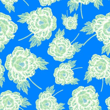 Çiçek buketli suluboya desenli. Klasik botanik çizimi. Her türlü tasarım için zarif bir dekorasyon. Renkli ve soyut çiçekli moda baskısı. Suluboya dokusu.