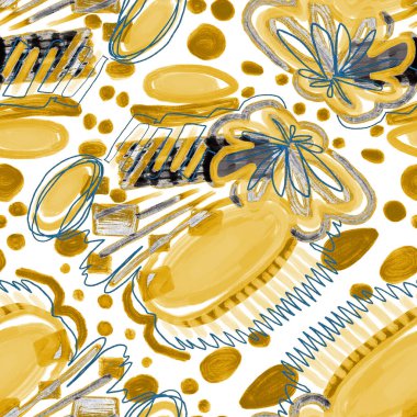 Güzel, parlak soyut elementlerle, yaratıcı, kusursuz bir desen. Her türlü tasarım için renkli bir doku. Grafik olarak soyut bir arkaplan. Çağdaş sanat. Moda modern tarzı.