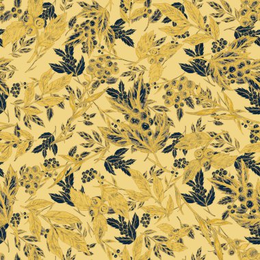 Çiçek buketli suluboya desenli. Klasik botanik çizimi. Her türlü tasarım için zarif bir dekorasyon. Renkli ve soyut çiçekli moda baskısı. Suluboya dokusu.