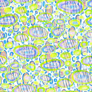 Güzel, parlak soyut elementlerle, yaratıcı, kusursuz bir desen. Her türlü tasarım için renkli bir doku. Grafik olarak soyut bir arkaplan. Çağdaş sanat. Modern tarz modaya uygun. Yağlı boya etkisi.