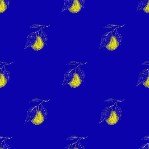 Kreativt Sømløst Mønster Med Appelsiner Effekt Oljemaling Lyst Sommertrykk Stor – stockfoto