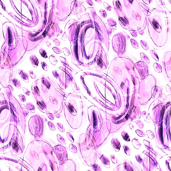 Креативний Безшовний Візерунок Красивими Яскравими Абстрактними Елементами Барвиста Текстура Будь — стокове фото
