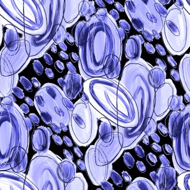 Güzel, parlak soyut elementlerle, yaratıcı, kusursuz bir desen. Her türlü tasarım için renkli bir doku. Grafik olarak soyut bir arkaplan. Çağdaş sanat. Modern tarz modaya uygun. Yağlı boya etkisi.