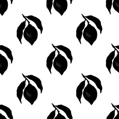 Limonlu, yaratıcı, kusursuz desen. Yağlı boya etkisi. Parlak yaz baskısı. Her amaç için harika bir tasarım