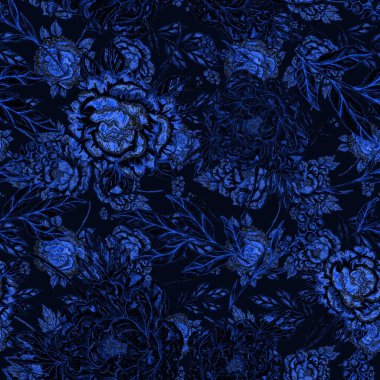 Çiçek buketli suluboya desenli. Klasik botanik çizimi. Her türlü tasarım için zarif bir dekorasyon. Renkli ve soyut çiçekli moda baskısı. Suluboya dokusu.