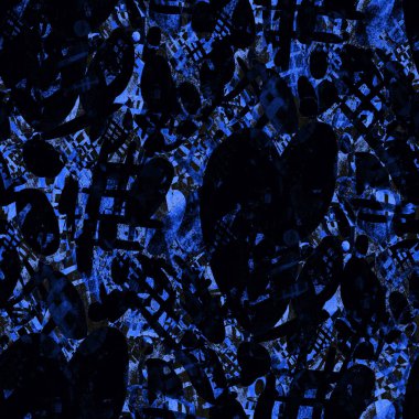 Suluboya, soyut, kusursuz desen. Parlak el yapımı elementlerle yaratıcı doku. Soyut renkli yazdırma.