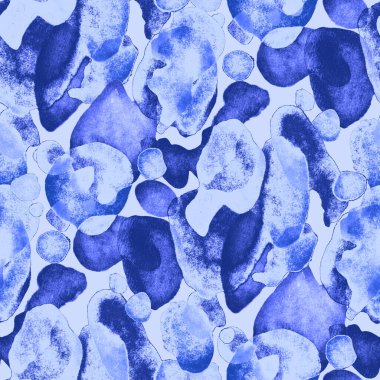 Suluboya, soyut, kusursuz desen. Parlak el yapımı elementlerle yaratıcı doku. Soyut renkli yazdırma.