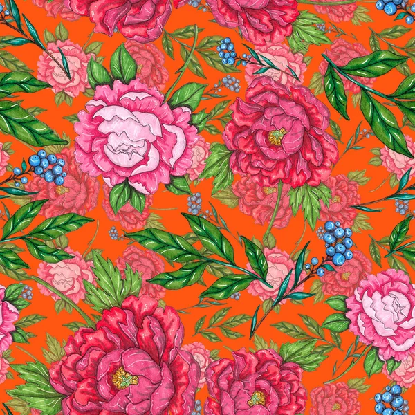 Çiçek buketli suluboya desenli. Klasik botanik çizimi. Her türlü tasarım için zarif bir dekorasyon. Renkli ve soyut çiçekli moda baskısı. Suluboya dokusu.