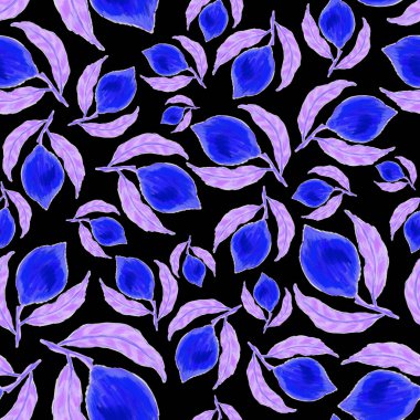 Limonlu, yaratıcı, kusursuz desen. Yağlı boya etkisi. Parlak yaz baskısı. Her amaç için harika bir tasarım