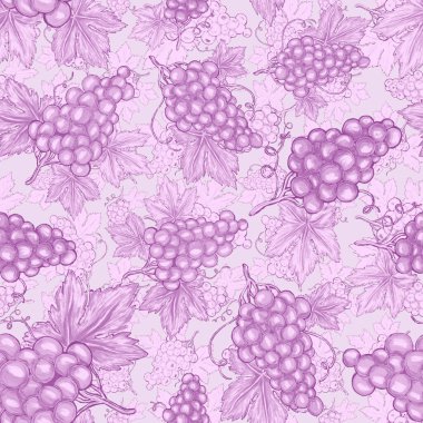 Üzümlü, yaratıcı, kusursuz desen. Yağlı boya etkisi. Parlak yaz baskısı. Her amaç için harika bir tasarım