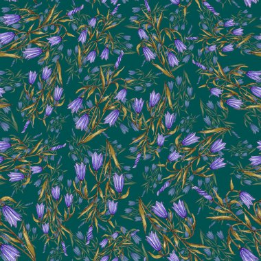 Çiçek buketli suluboya desenli. Klasik botanik çizimi. Her türlü tasarım için zarif bir dekorasyon. Renkli ve soyut çiçekli moda baskısı. Suluboya dokusu.