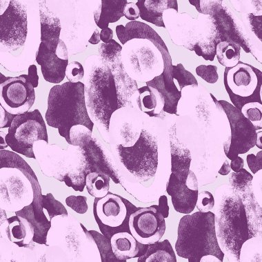 Suluboya, soyut, kusursuz desen. Parlak el yapımı elementlerle yaratıcı doku. Soyut renkli yazdırma.