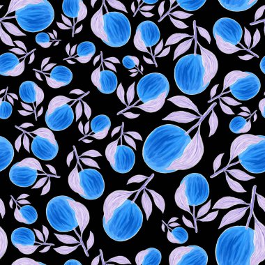 Portakallı, yaratıcı, kusursuz desen. Yağlı boya etkisi. Parlak yaz baskısı. Her amaç için harika bir tasarım