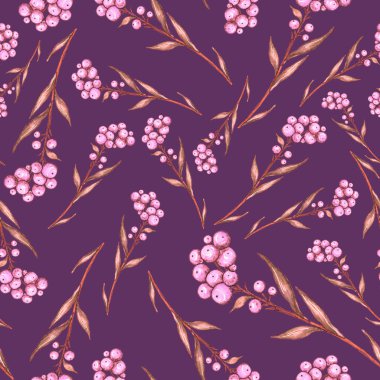 Çiçek buketli suluboya desenli. Klasik botanik çizimi. Her türlü tasarım için zarif bir dekorasyon. Renkli ve soyut çiçekli moda baskısı. Suluboya dokusu.