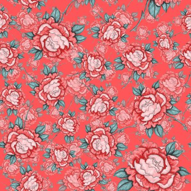 Çiçek buketli suluboya desenli. Klasik botanik çizimi. Her türlü tasarım için zarif bir dekorasyon. Renkli ve soyut çiçekli moda baskısı. Suluboya dokusu.