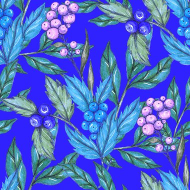 Çiçek buketli suluboya desenli. Klasik botanik çizimi. Her türlü tasarım için zarif bir dekorasyon. Renkli ve soyut çiçekli moda baskısı. Suluboya dokusu.