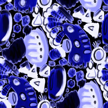 Yaratıcı suluboya kusursuz desenli, parlak soyut elementlerle. Her türlü tasarım için renkli bir doku. Grafik olarak soyut bir arkaplan. Çağdaş sanat. Moda modern tarzı.