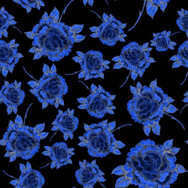 Çiçek buketli suluboya desenli. Klasik botanik çizimi. Her türlü tasarım için zarif bir dekorasyon. Renkli ve soyut çiçekli moda baskısı. Suluboya dokusu.