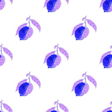 Limonlu, yaratıcı, kusursuz desen. Yağlı boya etkisi. Parlak yaz baskısı. Her amaç için harika bir tasarım