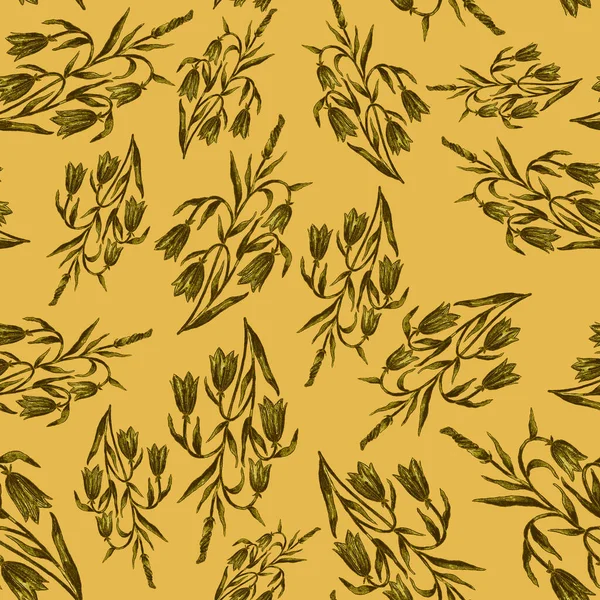 Çiçek buketli suluboya desenli. Klasik botanik çizimi. Her türlü tasarım için zarif bir dekorasyon. Renkli ve soyut çiçekli moda baskısı. Suluboya dokusu.