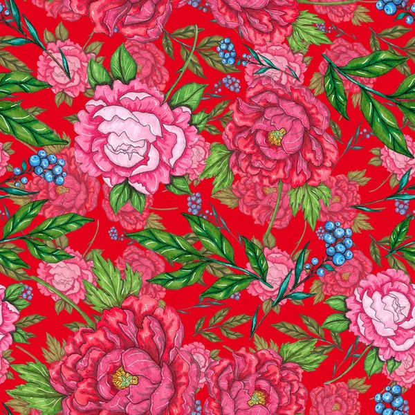 Çiçek buketli suluboya desenli. Klasik botanik çizimi. Her türlü tasarım için zarif bir dekorasyon. Renkli ve soyut çiçekli moda baskısı. Suluboya dokusu.