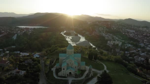 Catedral Bagrati Una Catedral Del Siglo Ciudad Kutaisi Georgia — Vídeo de stock