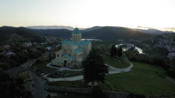 Catedral Bagrati Una Catedral Del Siglo Ciudad Kutaisi Georgia — Vídeo de stock