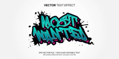 grafiti 3d biçimi en çok aranan düzenlenebilir metin efekti